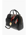 Moschino LOVE logoed handkerchief faux leather SIMPLE HOOP handbag