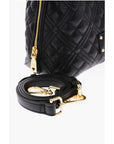 Moschino LOVE golden details quilted faux leather bag
