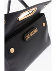 Moschino LOVE removable shoulder strap faux leather bag