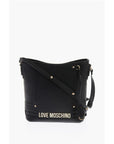 Moschino LOVE Texture Faux Leather Tote Bag with Embossed Logo