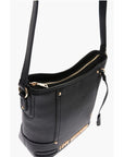 Moschino LOVE Texture Faux Leather Tote Bag with Embossed Logo