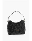 Moschino LOVE Embossed Hearts All Over Faux Leather Hobo Bag