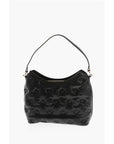 Moschino LOVE Embossed Hearts All Over Faux Leather Hobo Bag
