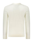 Hugo Boss White Wool Men Sweater