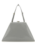 Prada Gray Leather Handbag