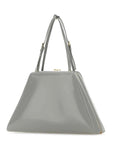 Prada Gray Leather Handbag