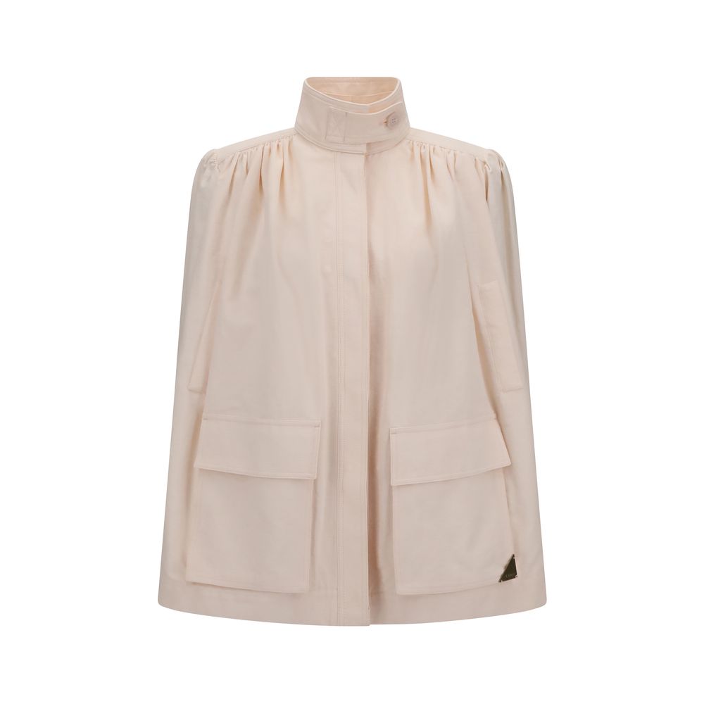 Chloé Cotton gabardine gathered Jacket