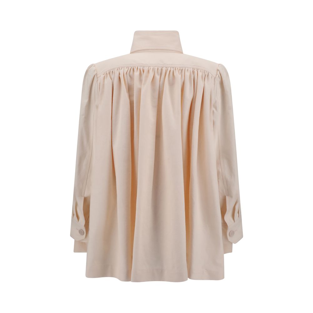 Chloé Cotton gabardine gathered Jacket
