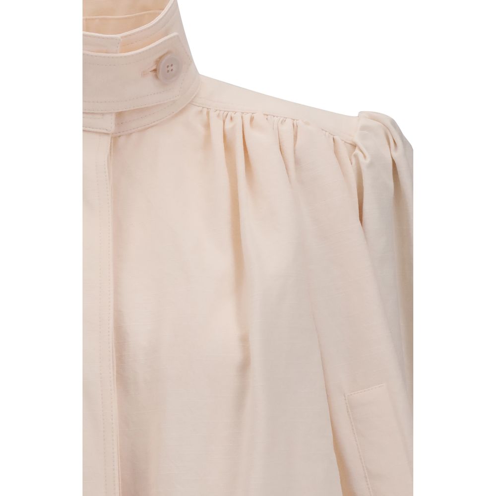 Chloé Cotton gabardine gathered Jacket