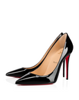 Christian Louboutin Black Patent Leather Kate Décolleté 100