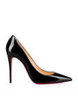 Christian Louboutin Black Patent Leather Kate Décolleté 100
