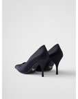 Prada Blue Satin Pumps