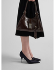 Prada Blue Satin Pumps