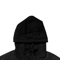 Dolce & Gabbana Black DG Logo Plaque Hooded Bomber Jacket