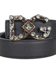 Dolce & Gabbana Black Calfskin Women Belt