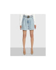 Balmain Blue Cotton Short