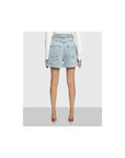 Balmain Blue Cotton Short