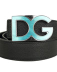 Dolce & Gabbana Black Calfskin Belt