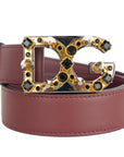 Dolce & Gabbana Brown Calfskin Women Belt