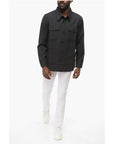 Department 5 Virgin Wool and Cotton Overshirt with Double Breast Pocket