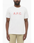 A.P.C. Solid Color Crew-neck T-Shirt with Contrasting Logo