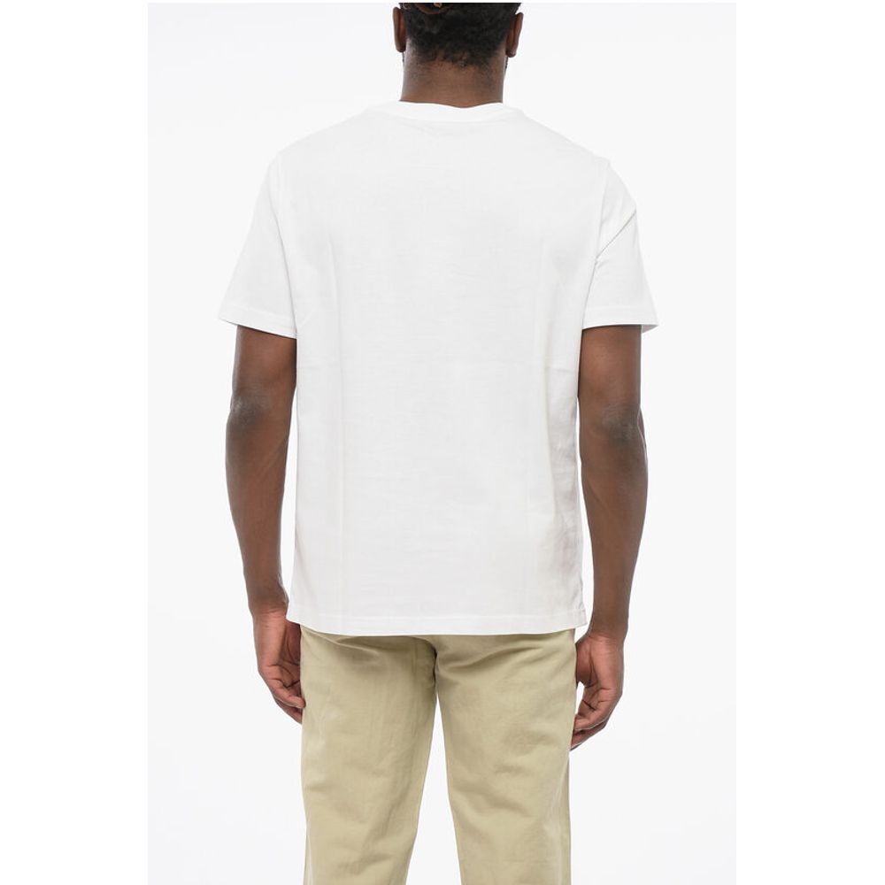 A.P.C. Solid Color Crew-neck T-Shirt with Contrasting Logo