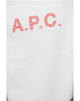 A.P.C. Solid Color Crew-neck T-Shirt with Contrasting Logo