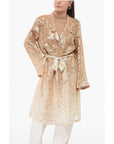 Sleep no More Silk Overcoat with Matched Belt