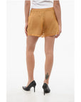 Super Blond Chiffon Pleated Shorts