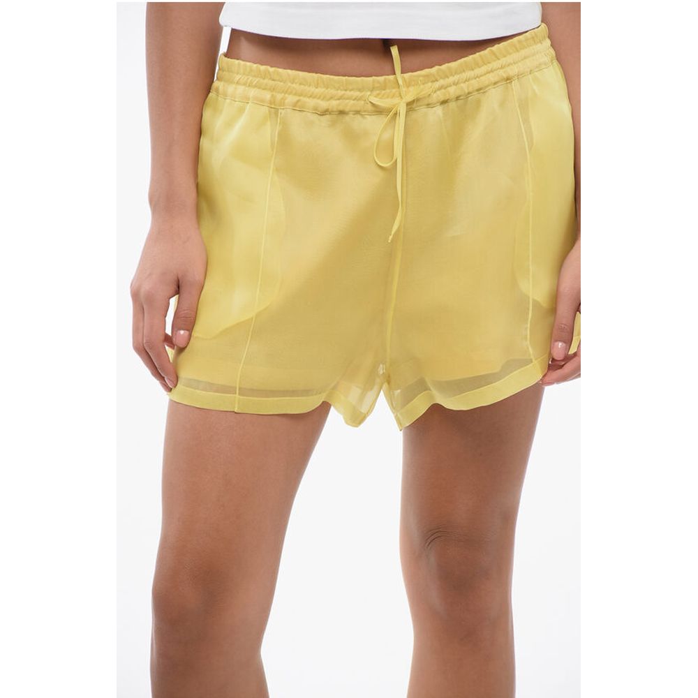 Super Blond Chiffon Lined Shorts