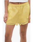 Super Blond Chiffon Lined Shorts