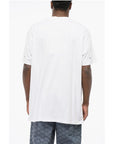 Setchu Crew Neck Cotton T-Shirt with Printed Logo