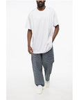Setchu Crew Neck Cotton T-Shirt with Printed Logo