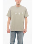 1989 Studio Crew Neck Cotton T-Shirt with Embossed Logo