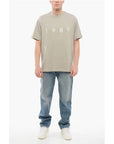1989 Studio Crew Neck Cotton T-Shirt with Embossed Logo