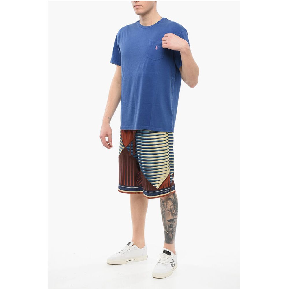 Polo Ralph Lauren Crew Neck Cotton T-Shirt with Breast-pocket