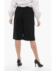 Ami Alexandre Mattiussi Wool Blend Pleated Shorts