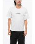 Dolce & Gabbana Crew Neck COMPASS Cotton T-Shirt with Prints