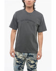 Dolce & Gabbana Crew Neck Cotton T-Shirt with Printed Logo