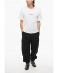 Dolce & Gabbana Crew Neck COMPASS Cotton T-Shirt with Prints