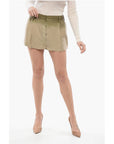 Prada Silk Pleated Shorts