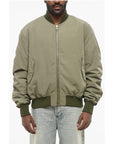 1989 Studio Nylon Bomber Jacket with Back Embossed Logo