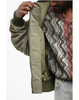 1989 Studio Nylon Bomber Jacket with Back Embossed Logo