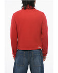 Amiri Wool Blend DIAMOND Jacket with Embroidered Insert