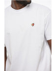 Sky High Farm Solid Color Crew-neck T-shirt With Embroidery