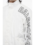 Balenciaga Nylon Windbreaker with Embroidered Logo