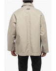 Fear Of God Zip-up Monochrome Nylon Windbreaker
