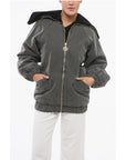 Patou Oversized Denim Jacket with Padding