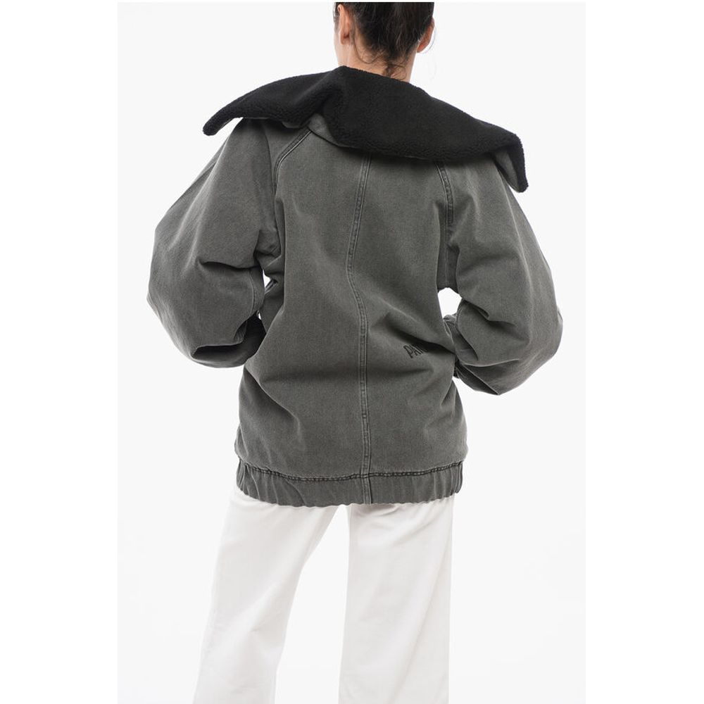 Patou Oversized Denim Jacket with Padding
