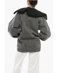Patou Oversized Denim Jacket with Padding